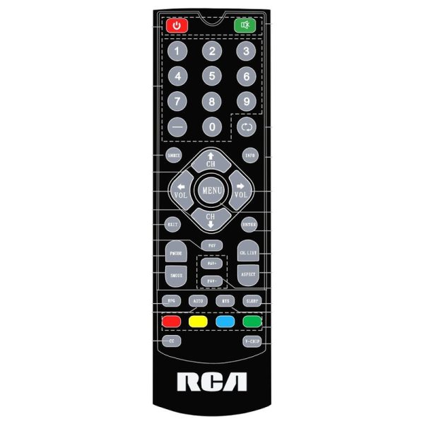 RCA RLED2242ABREM TV Remote Control
