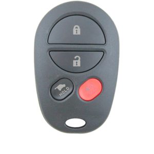 Remote Car Key 4 Button Replacement Shell/Case/Enclosure To Suit Toyota Kluger Aurion