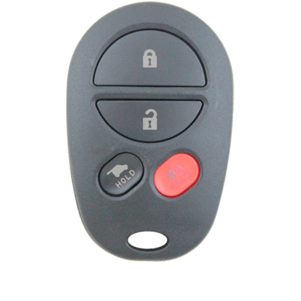 Remote Car Key 4 Button Replacement Shell/Case/Enclosure To Suit Toyota Kluger Aurion