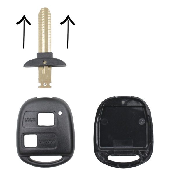 Remote Car Key Shell/Case/Enclosure To Suit Toyota Prado RAV4 Echo Corolla
