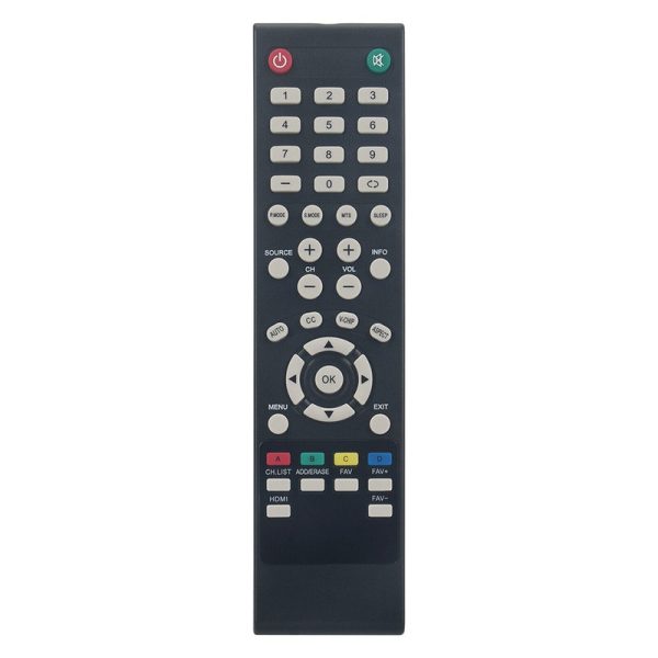 Remote Control Replacement for SEIKI TV SC32HT04 SE32HS01 SC151FS SC241FS