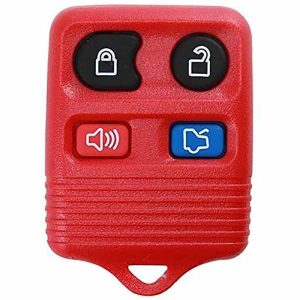 Remote for Ford / Lincoln / Mercury 4 Button – RED by Car & Truck Remotes