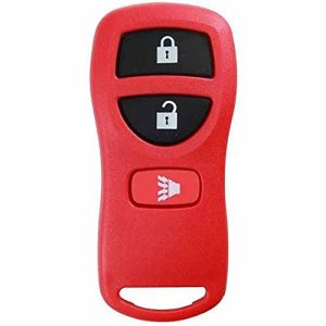 Remote for Nissan / Infiniti 3 Button KBRASTU15 – RED by Car & Truck Remotes