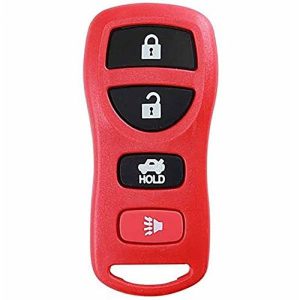 Remote for Nissan / Infiniti 4 Button KBRASTU15 – RED by Car & Truck Remotes