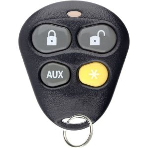 Remote for Viper Alarm System Python Automate Avital Hornet EZSDEI476V – Yellow 4 buttons by Car & Truck Remotes