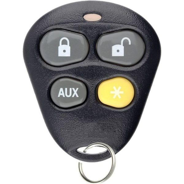 Remote for Viper Alarm System Python Automate Avital Hornet EZSDEI476V – Yellow 4 buttons by Car & Truck Remotes