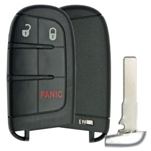 Replacement  3 button Jeep Smart Remote Shell by Car & Truck Remotes