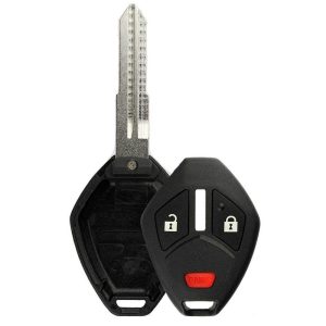 Replacement 3 button Mitsubishi case, shell with blank key by Car & Truck Remotes