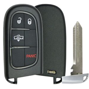 Replacement 4 button Dodge RAM Smart Remote Shell w/  Air Suspension by Car & Truck Remotes