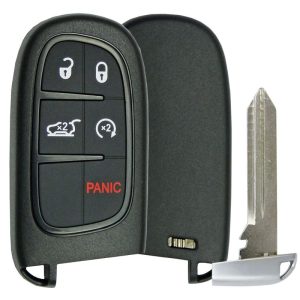 Replacement 5 button Jeep Cherokee Smart Remote Shell  by Car & Truck Remotes