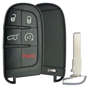 Replacement  5 button Jeep Compass Smart Remote Shell  by Car & Truck Remotes