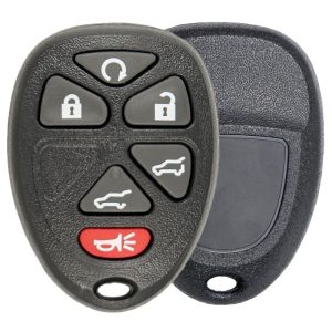 Replacement 6 button GM Chevy, GMC, Cadillac SUV keyless entry remote case, shell