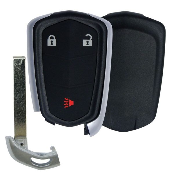 Replacement CADILLAC SRX 3 button Smart Remote Case + insert key by Car & Truck Remotes