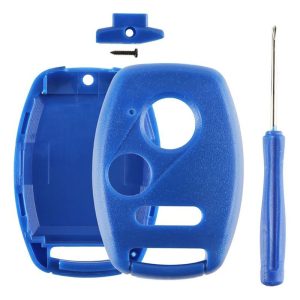 Replacement Honda Remote Shell Kit – 3 buttons – NO CUTTING – Aftermarket BLUE
