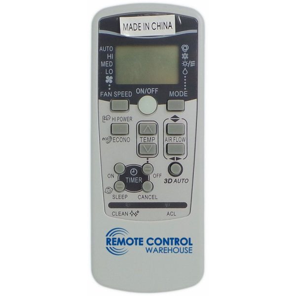 REPLACEMENT MITSUBISHI AIR CONDITIONER REMOTE CONTROL RKW502A200