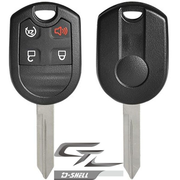 Replacement Remote Shell for Ford / Lincoln Remote PN: 164-R8067 with RS – STANDARD BLADE by Car & Truck Remotes