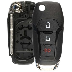 Replacement Shell For Ford Flip Remote 3 Button by Car & Truck Remotes