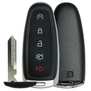 Replacement Shell for Ford / Lincoln Paddle Smart Remote – 5 BUTTON  by Car & Truck Remotes