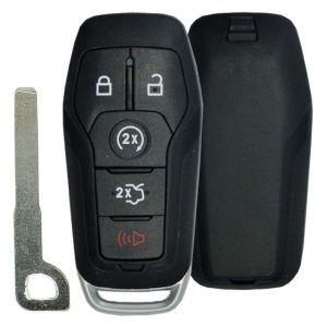 Replacement Shell for Ford / Lincoln Smart Remote – 5 BUTTON  by Car & Truck Remotes