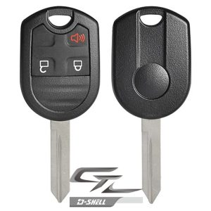 Replacement Shell for Ford Remote PN: 164-R8070 3 BUTTON – STANDARD BLADE by Car & Truck Remotes