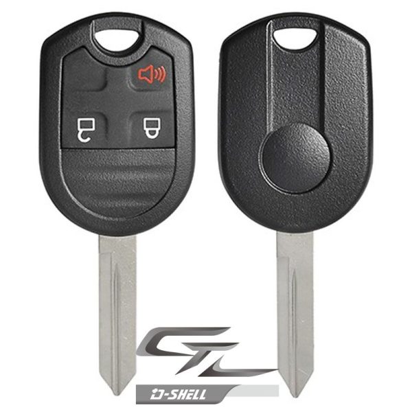 Replacement Shell for Ford Remote PN: 164-R8070 3 BUTTON – STANDARD BLADE by Car & Truck Remotes