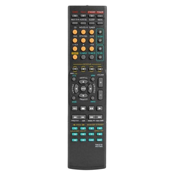 REPLACEMENT YAMAHA REMOTE CONTROL SUBSTITUTE RAV285 – RX-V663 AV RECEIVER