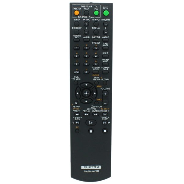 RM-ADU007 Remote control Replacement For Sony AV System