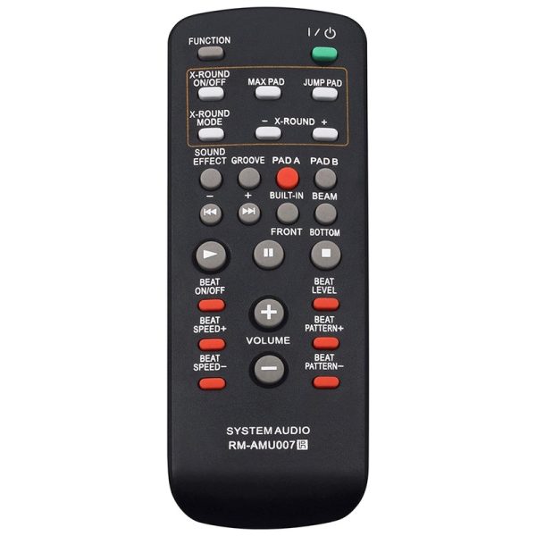 RM-AMU007 Remote Control Replacement for Sony System Audio FST-ZUX9 SS-ZUX9