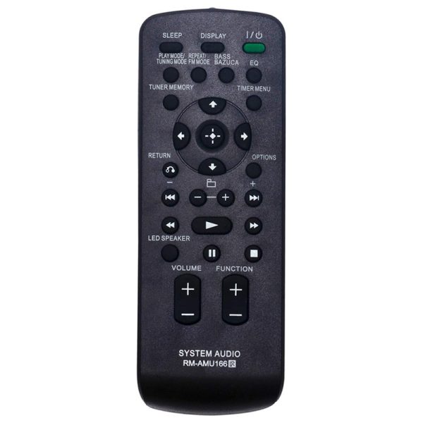 RM-AMU166 Remote Control Replacement for Sony Personal Audio System RDH-GTK37iP