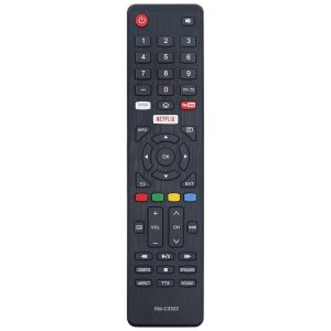 RM-C3322 Remote Control Replacement for JVC Smart TV LT-58MA887 LT-65MA877