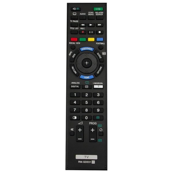 RM-GD031 Remote Control Replacement for Sony Bravia TV KDL-40W600B