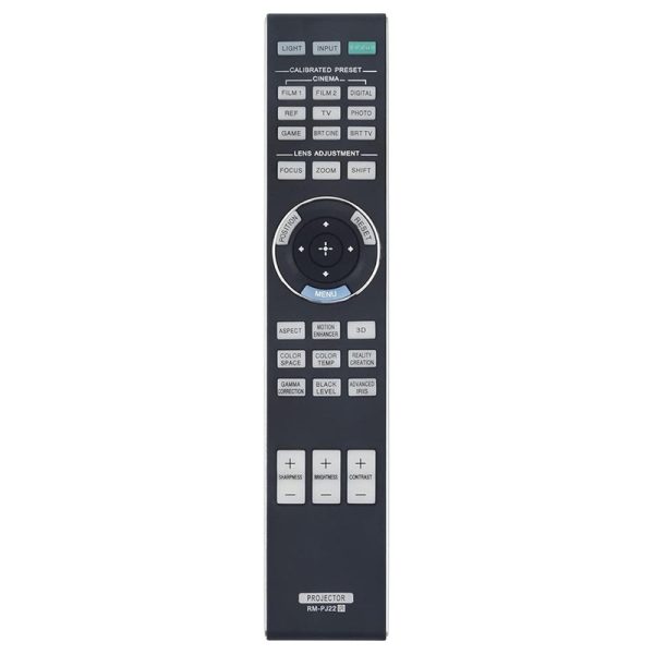 RM-PJ22 Remote Control Replacement for Sony Projector VPL-GT100 PL-VW1000ES