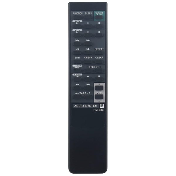 RM-S33 Remote Control Replacement for Sony Mini Hifi System HCDH801 MHC-701