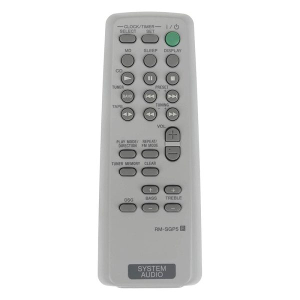 RM-SGP5 RMSGP5 Remote Replacement for Sony Micro Hi-Fi Component System