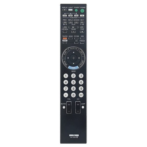 RM-YD024 Remote Replacement for Sony TV KDL-40VL160