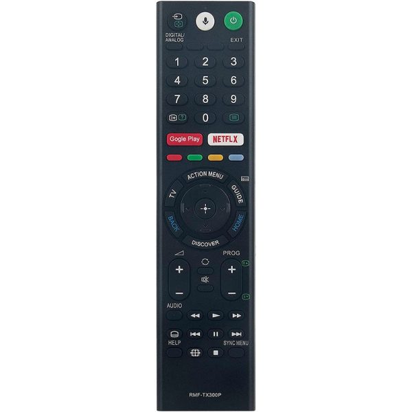 RMF-TX300P Voice Remote Control Replacement for Sony Smart Android TV