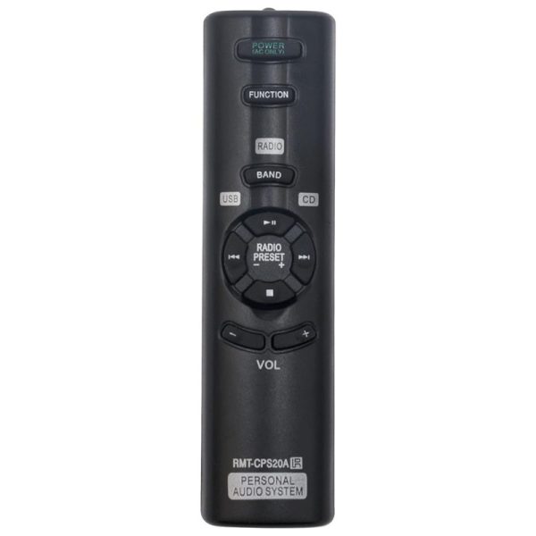 RMT-CPS20A Remote Control Replacement for Sony Personal Audio System