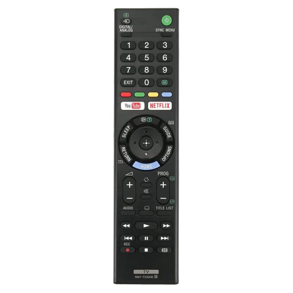 RMT-TX300E Remote Replacement for Sony YouTube Netflix KD-43X7000E KD-49X7000E