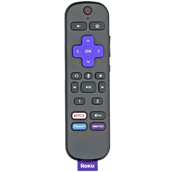 Roku RCEL3 With Headphone jack TV Remote Control – Netflix, Apple TV +, Paramount, HBO max – 3026000017