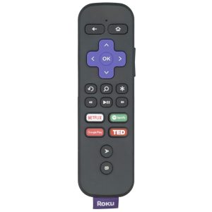 Roku RCGR4 RF Game/Voice/headphone Streaming Remote Control