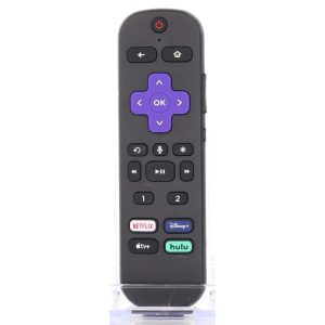 Roku RCMC1 ROKU with headphone jack TV Remote Control – NETFLIX, DISNEY, APPLE TV +, HULU – 3226001117