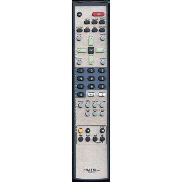Rotel RRDV98 Audio Remote Control