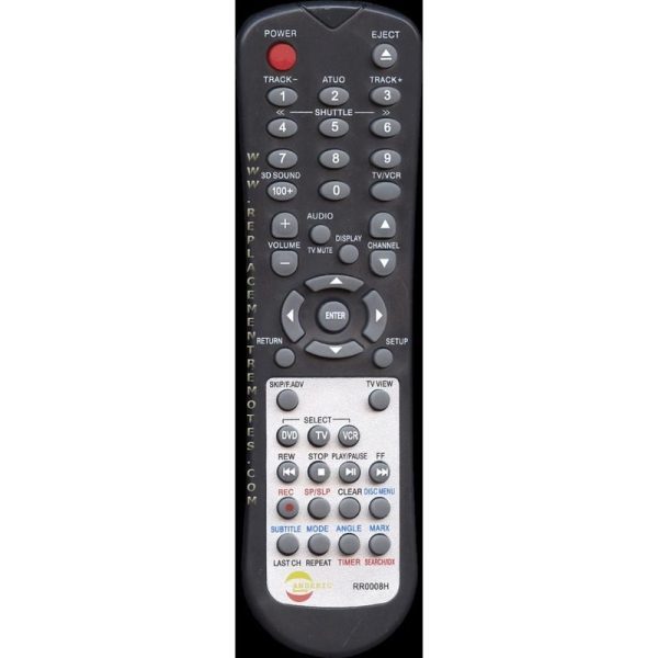 RR0008H for GOVIDEO DVD/VCR Remote Control