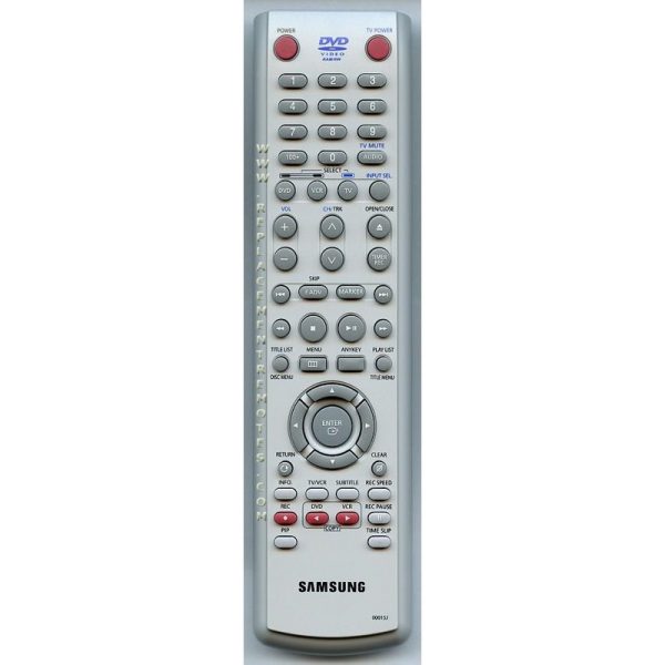 Samsung 00015J DVD/VCR Remote Control