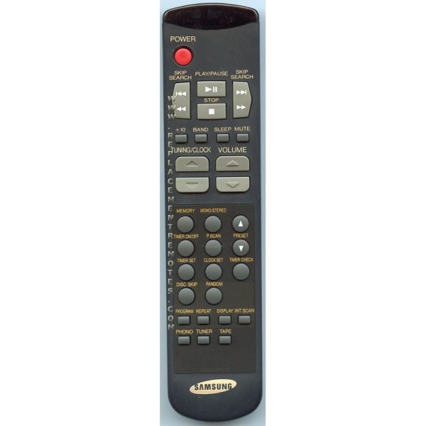 Samsung 19239001000 VCR Remote Control