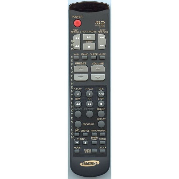 Samsung 19239001502 VCR Remote Control