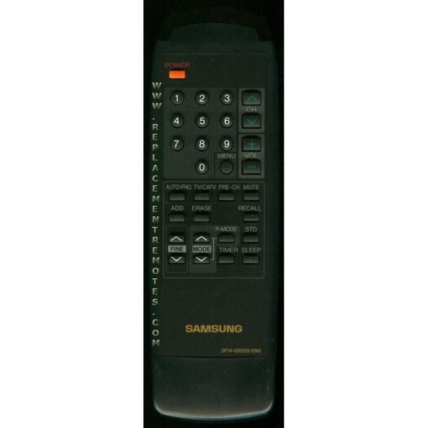 Samsung 3F1400026090 TV Remote Control