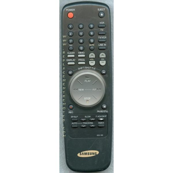 Samsung 633100 VCR Remote Control