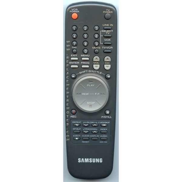 Samsung 69099633104 TV/VCR Remote Control