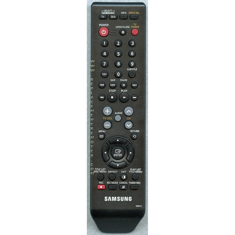 Samsung AK59-00061S DVD/VCR Remote Control – AK5900061S